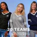 Holloway NBA Women's Monterey Long Sleeve Tee  Athletic Shirt, Ideal for Sports & Casual Wear (Large, Multi)