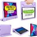 Official Cooper Dynamo Kids iPad Pro 12.9 Case for 1st/2nd Generation (2015/2017) | Unbreakable Protection, Magic Handle, Stand & Pencil Holder (NOT for 2018-2022 3rd-6th Gen) (Lollipop Violet)