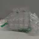 YAUNGEL Seed Starting Trays, 10 Pack 120 Cells Thicken Seed Starter Tray Kit with Humidity Dome/Heightened Lids Durable Growing Trays for Greenhouse & Gardens, Transparent