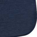 Klear Vu Gripper Non-Slip Mid Century Modern Shell Chair Cushion, Assembled in USA, Extra Thick Fill, Omega Upholstery Fabric, Set of 4 for Dining Room and Kitchen, 4 Count (Pack of 1), Indigo