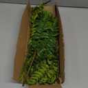 19" Artificial Boston Fern Plants Large Fake Greenery Shrubs 2 Pcs UV Resistant Faux Plant Bushes for Home Garden Office Farmhouse Indoor Outdoor Decor, Green