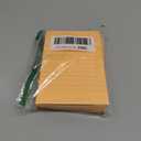 Early Buy Lined Sticky Notes, 4x6 in, 6 Pads, 45 Sheets/Pad (Orange)