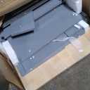 Rovibek Large Kitchen Island on Wheels with Storage 54 in Width Mobile Moveable Portable Rolling Wood Islandfor Kitchen Dining Room with Drawers Cabinet Spice Rack Towel Rack (Grey)