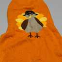 Thanksgiving Dog Sweater Turkey Outfit Clothes, Holiday Dog Fall Sweater Costumes for Large Dogs, XX-Large (XXL) Size 23" Back Orange