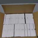 (50 Pack) BESTTEN USWP6 Matte Snow White Screwless Wall Plate, 1 Gang Switch Plate, Decorator Receptacle Outlet Cover, H4.69” x W2.91”