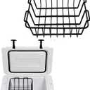 Cooler Basket for YETI 35 & 45, Stainless Steel Wire Cooler Basket Keep food Dry and Stay Goods High, YETI Cooler accessories Inside Dry-Goods Basket Compatible with YETI Tundra 35 or 45 Coolers.