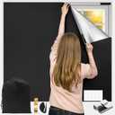 Lzerking 100% Black Out Window Cover 118" x 57" No Drill Window Blinds & Shades Portable Blackout Curtains for Bedroom, Nursery, Traveling