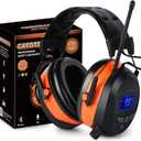 Gardtech Hearing Protection with Bluetooth, FM Radio Earmuffs, NRR 29dB Hearing Protection Headphones (Orange Antennas)