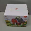 Toddler Toys for 1 2 3 Year Old Boys Girls, Upgraded Musical Farm Animal Barn Toy Gifts, Montessori Fine Motor Skill Learning & Educational Toys, Christmas Birthday Gift for Baby 12-18 Months+