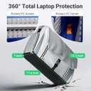 MATEIN Messenger Bag with Lunch Compartment, Large 17 inch Gaming Laptop Bag Crossbody Satchel with USB Port & Cooler, Waterproof Computer Briefcase Shoulder for College Commuting Work