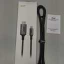 acer USB C to HDMI Cable for Home Office 10FT (4K@60Hz), High-Speed Type C to HDMI 2.0 Braided Cord, Thunderbolt 4/3 Compatible with MacBook, iPhone 16/15 Pro/Max, iMac, iPad Pro, Galaxy S24, Surface