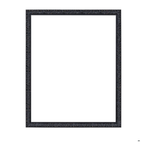 ArtXO Black Gothic 16x20inch Picture Frames: Wooden Ornate Gallery Wall 16 x 20 Frame for Christmas Halloween Gifts, Black Distressed Frames 20x16 with Glass and Back