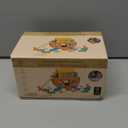 Toddlers Wooden Noah's Ark Toy Animal Playset, Shape Sorter Early Learning Montessori Toys, Baptism Gifts for 3 Boys Girls Kids