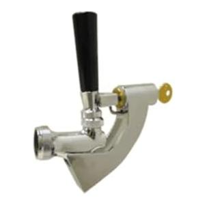 Chrome Tap Lock for Standard Draft Beer Faucet - No Flow Until You Say So