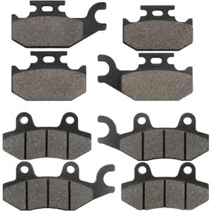 LOCOPOW Front & Rear Brake Pads for 2013 2014 2015 2016 2017 2018 Can am Maverick 1000 1000r STD DPS XC XXC XRS-DPS Non Max