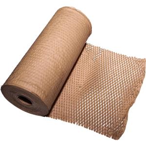Honeycomb Packing Paper Wrap, 11 x328 Feet Eco-Friendly, Brown,1 Roll
