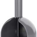 MR.SIGA Soft Bristle Toilet Brush with Holder, Gray & Black, 1Pack