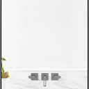 Manocorro Wall Mirror Bathroom Mirror, 20 x 28 Inch Black Rectangular Mirror with Aluminum Alloy Frame, Rounded Corner Hanging Mirror Decor for Entryway, Bedroom, Living Room (20"L x 28"W)