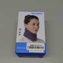 Velpeau Neck Brace for Neck Pain and Support -Soft Cervical Collar for Sleeping in Bed, Snoozing, Sleeping Upright, Anti-Snoring, Sleep Apnea for Women & Men(Blue, Comfort Version, XL: 16.5-18.7"/4")