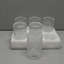 12oz Hobnail Drinking Glasses Set of 6,Clear Vintage Glassware Embossed Water Tumbler, Cocktail Glass Cups for Beer, Whiskey, Juice and Various Mixed Drinks