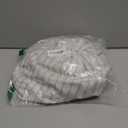 Sage Green Striped Bed Skirt Queen Size 18 Inch Drop, Adjustable Elastic Bedskirt Dust Ruffle for Queen Bed, Sage Green White Stripes Farmhouse Wrap Around Bed Skirts Pleated Bed Frame Cover