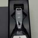 Andis 74055 Professional Corded/Cordless Hair & Beard Trimmer, Zero Gapped, Close Cutting Carbon Steel T-Outliner Blade, Grey