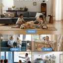 1080P HD Wireless WiFi Indoor Camera Smoke Detector for Home Security with App Control & Motion Detection,Outdoor Camera with Night Vision & Loop Recording for Office/Garage/Shop,Easy to Use & Install