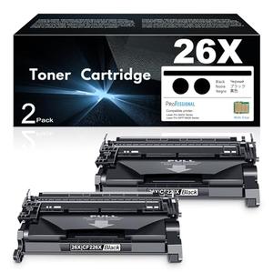 SANAIF 26X CF226X Black High-Yield Toner Cartridge with Chip Replacement for HP 26X CF226X Laser Pro M402d M402dw M402dne; Laser Pro MFP M426dw M426fdw M427dw Printer (Black, 2-Pack)