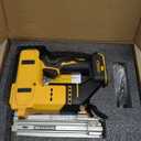 Electric Nail Gun for De-Walt 20V Battery, 18 Gauge 2 in 1 Brad Nailer Cordless，Brushles Staple Gun with 1000pcs Nails and 1000pcs Staples Included for Home Improvement, DIY (No Battery)