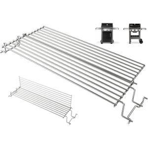 67027 Top Grill Warming Rack for Weber GS4 Spirit I & II 300 Series E310, E320, E330, EP310, S310, S320, S330 Grills (2013-2017), Raised Hanging Rack for Webber Spirit II GS4 Part, Stainless Steel