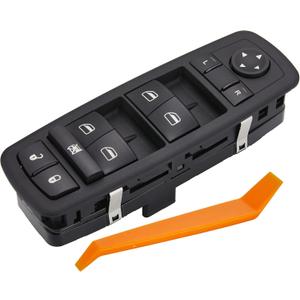 3+0 Metal Pins.Power Window Switch.Fits for 2008 2009 Chrysler Town & Country, Dodge Grand Caravan.No Auto.Driver Side Control Door vidro Master Switch.4602535AD 4602535AC(Green Light)