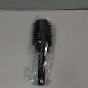 Round Brush for Blow Out, Round Hair Brush with Boar Bristles, Nano Thermal Ceramic & Ionic Tech, for Blow Drying, Styling, Curling, Adding Volume (3.3 Inch, Barrel 2.1 Inch) (Black)