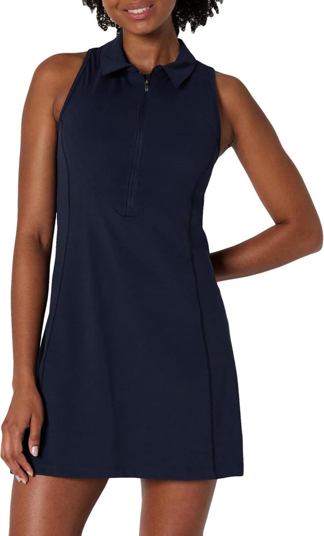 Amazon Essentials Women's Active FormFlex Buttery Soft Long Tennis Dress S