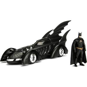 Jada DC Comics Batman Forever Batmobile & Batman Figure 1:24 Die - Cast Vehicle with Figure