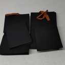 Yopay 2 Pack Stair Basket with Leather Handle, Upgraded Foldable Step Basket Bins for Stairs, Felt Staircase Storage Organizer with Supporting Insert for Carpeted Wooden Stair, Book, Clothes, Computer