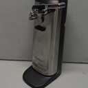 POHL SCHMITT 3 in 1 Electric Can Opener Smooth Edge with Knife Sharpener and Bottle Opener - Easy Push Down Lever - All Standard-Size & Pop-Top Cans, Durable Stainless Steel & ABS, Kitchen Accessories