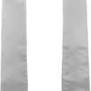 GraduatePro Plain Graduation Stole for Unisex Adults Sash 60"/72" Long 16 Colors