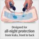 Depend Night Defense Adult Diapers, Incontinence & Postpartum Bladder Leak Underwear for Women, Disposable, Overnight, Medium, Blush, 15 Count