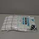 AooHome Extra Long Black and White Shower Curtain, 72 x 84 Inch Geometric Plaid Pattern Fabric Bathroom Curtain Liner with Hooks, Heavy Duty, Weighted Hem, Water Repellent, 72 Width by 84 inch Height