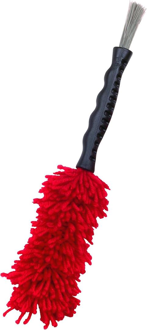 93044 2-in-1 Car Detail Brush , Black