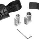 Kryptonite Transit FlexFrame-U Bracket Bike Lock Mount, Lightweight Mounting Bracket for Kryptonite U-Locks 13mm-16mm Shackles, Bicycle Attachment Accessory,Black (One Size)