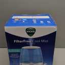 Vicks Filter-Free Ultrasonic Humidifier, Recommended by Pediatricians*, 1.2 Gal Ultrasonic Cool Mist Humidifiers for Bedrooms & Kids Rooms, Works with Vicks VapoPads