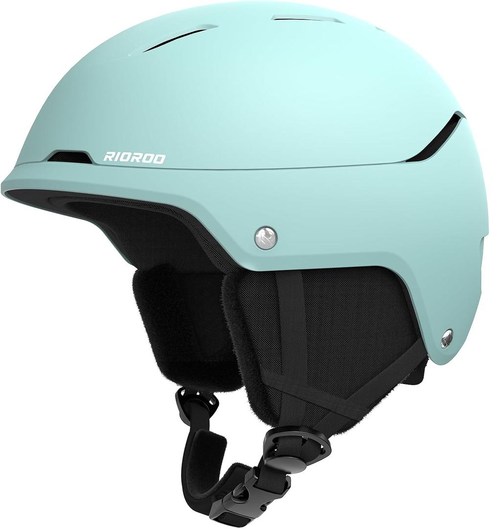 Ski Helmet for Women Men, Safety Certified Snowboard Helmet with Shockproof ABS Hard Shell for Adults & Youth, Large