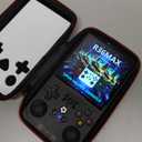 R36MAX Retro Game Console (R36S New Upgrade) - 4K HD 4.0" IPS Screen, 128GB Preloaded 22,000+ Retro Games, Open-Source Linux System, 4000mAh Rechargeable, Portable Video Games (Black 128G)