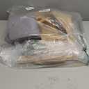 Greenual Bamboo Dish Drying Rack with Utensil Holder, 3 Tier Collapsible Dish Rack, Wooden Dish Racks for Kitchen Counter, Large Folding Drying Holder with Absorbent Dish Drying Mat