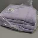 GLAMBURG Premium Cotton 4 Pack Bath Towel Set - 100% Pure Cotton - 4 Bath Towels 27x54 - Ideal for Everyday use - Ultra Soft & Highly Absorbent - Purple