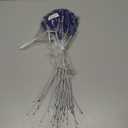 50 Pieces Steel Security Cable Seal - Disposable Numbered Anti-Tamper Tags for Electricity/Water Meters - Self-Locking Shipping Padlock (Blue)