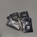 6-Pack Duplex Outlet Cover Plate, Decorative Matte Black Switch Plates and Outlet Covers, Natural Bamboo Fiber Wall Plates for Electrical Outlets, 1 Gang Receptacle Cover, Corrosion Resistant