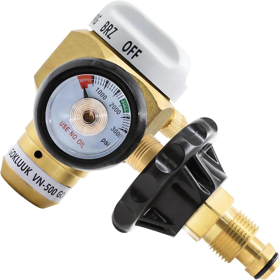 VN-500 Nitrogen Purge Control Valve Regulator And Flow Meter Hybrid Design Nitrogen Purging Regulator w/500psi for leak testing