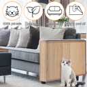 Newwiee 2 Pcs Cat Scratch Furniture Protector Mat Sofa Couch Protector for Cats Pet Scratching Pads for Couch, Sofa, Chair, Easy Installation(23.6 x 35.4 Inch)